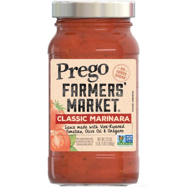 Prego Farmers' Market Classic Marinara, 23.5 oz