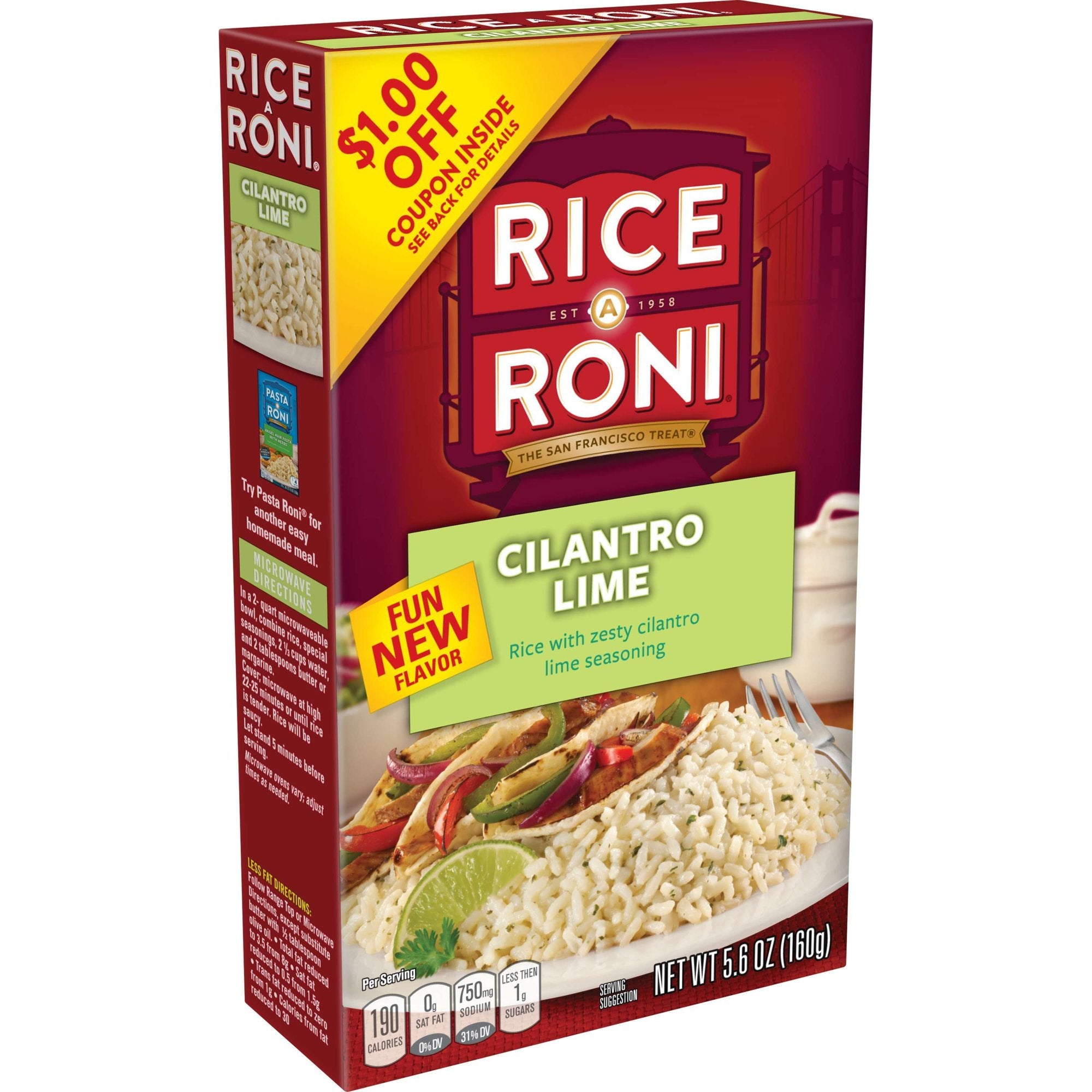 Rice A Roni, Cilantro Lime, 5.6oz