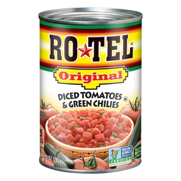 Rotel Diced Tomatoes & Green Chilies, Original, 10 oz