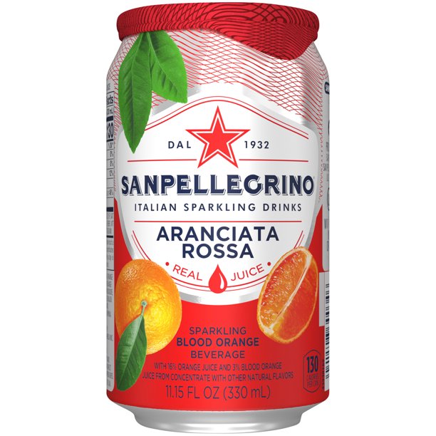 Sanpellegrino Italian Sparkling Drinks, Blood Orange, 6 ct