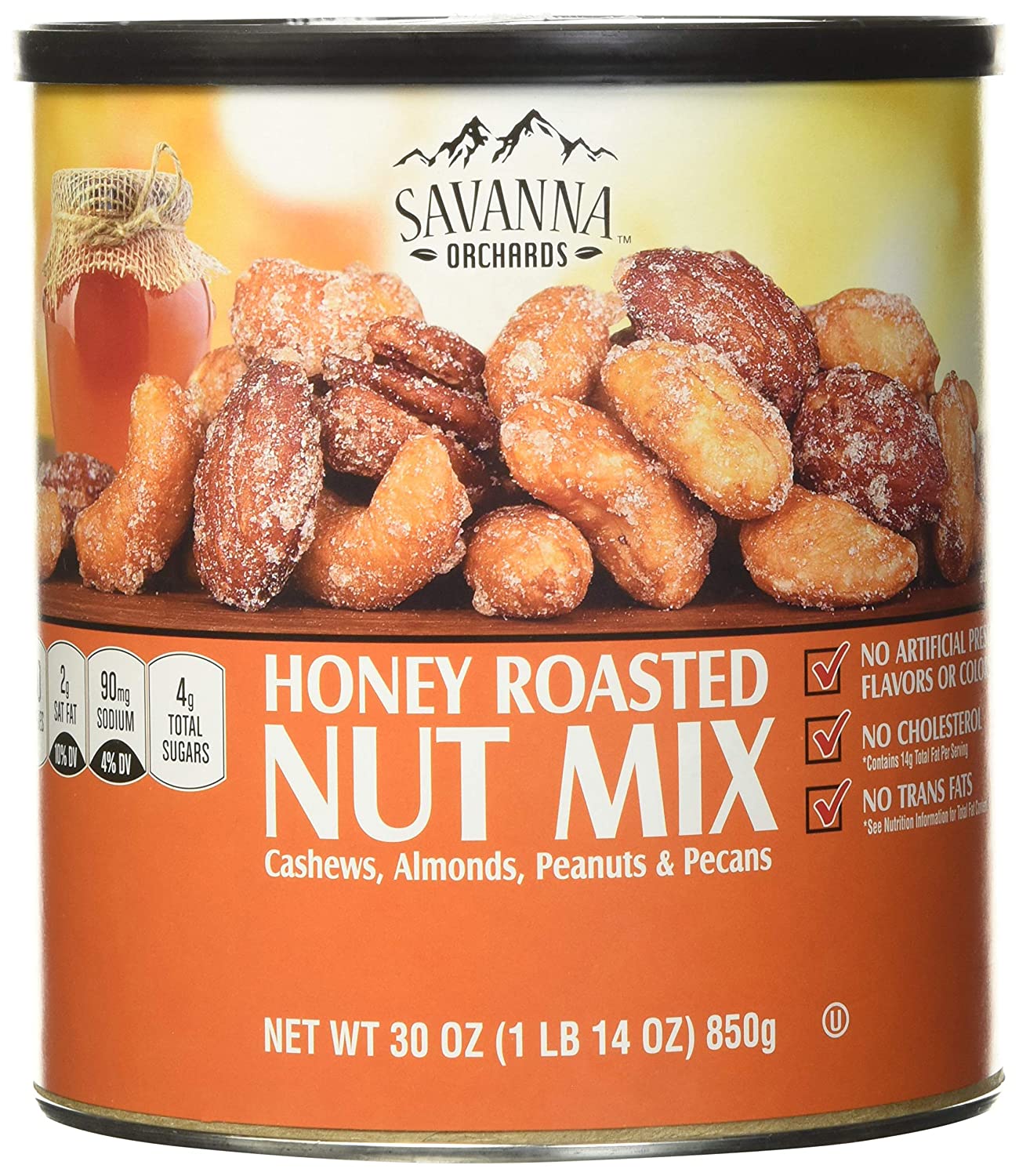 Savanna Orchards Honey Roasted Nut  Mix, 30 oz