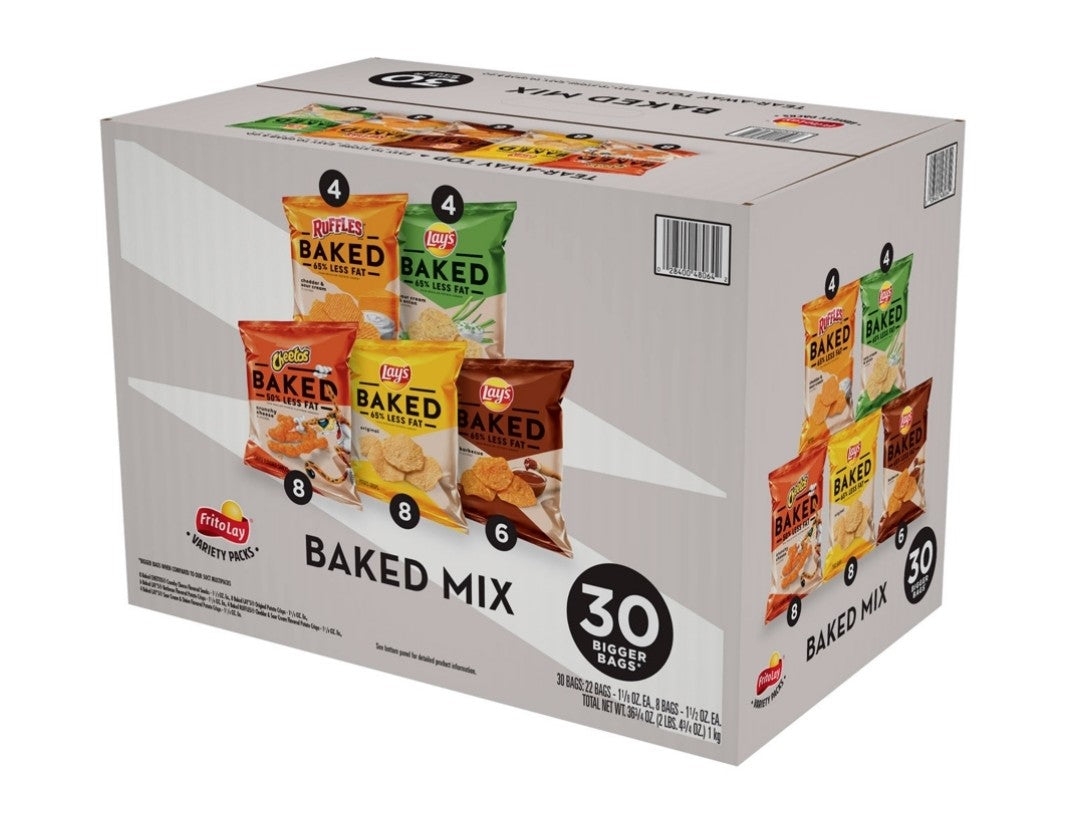 Frito Lay Variety Pack Baked Mix, 30 bags