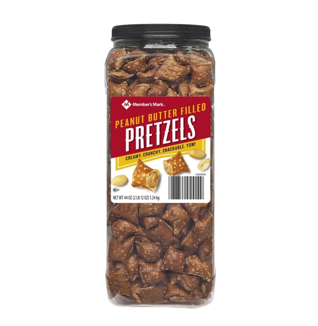 Member's Mark Peanut Butter Filled Pretzels, 44 oz