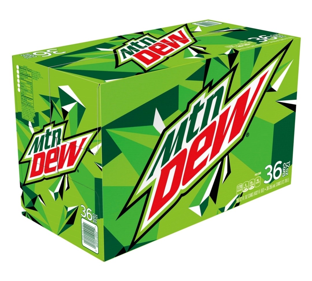 Mountain Dew, 12 oz cans, 36 ct