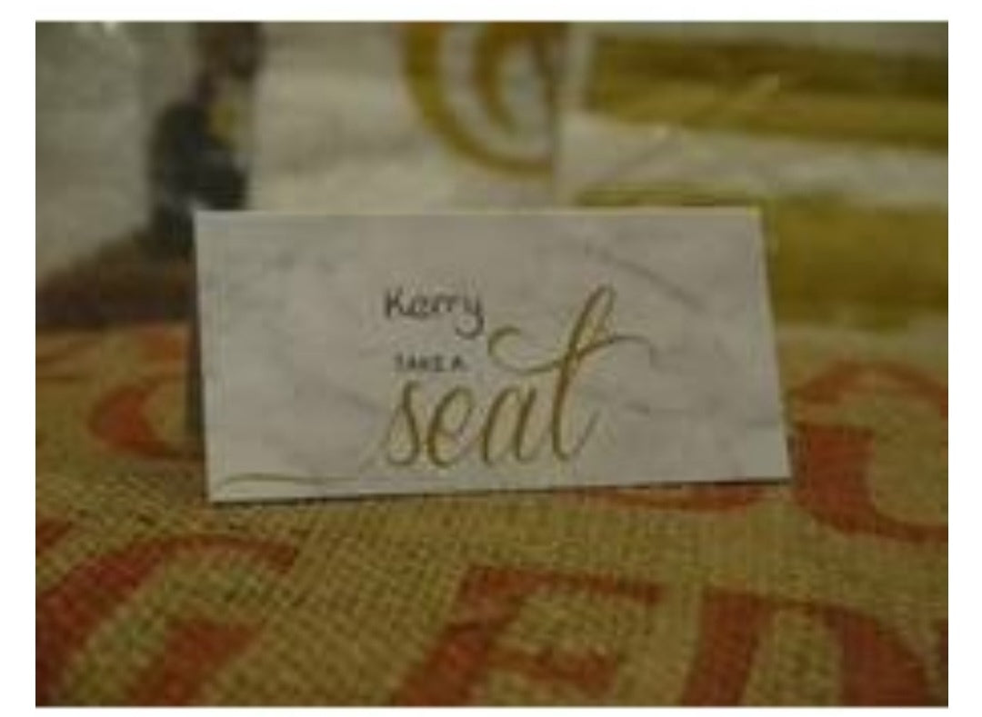 Place Card Take A Seat, 50pk