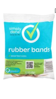 Simply Done Natural Rubber Bands 1.50oz