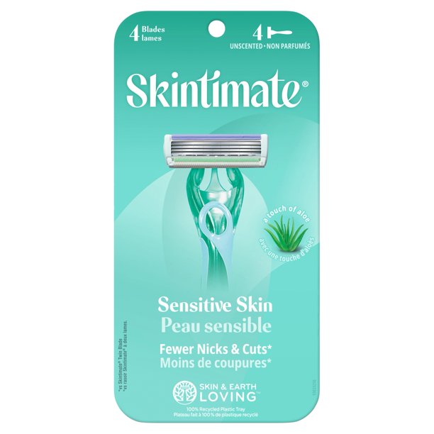 Skintimate Sensitive Skin Shaving Blades, 4 ct