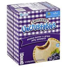 Smucker's Uncrustables, Grape Jelly, 10ct