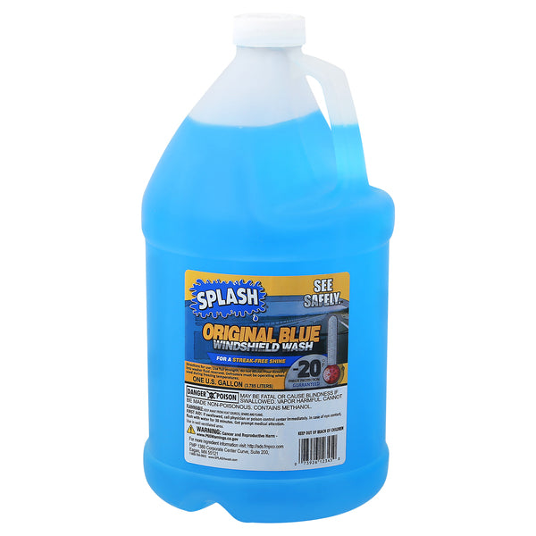 Splash Original Blue Windshield Wash, 1 gal