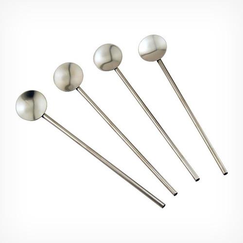 Stainless Steel Straw Spoon, Tall