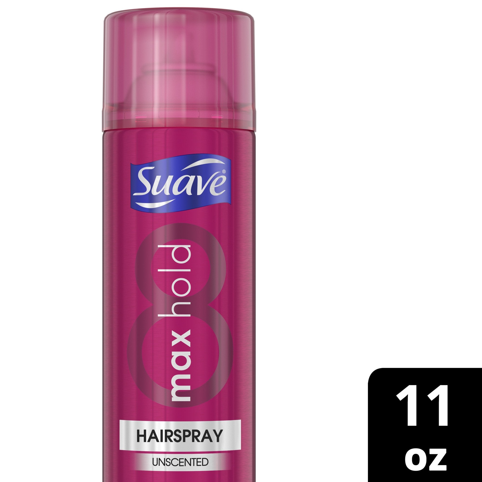 Suave Max Hold Hairspray, Unscented, 11oz