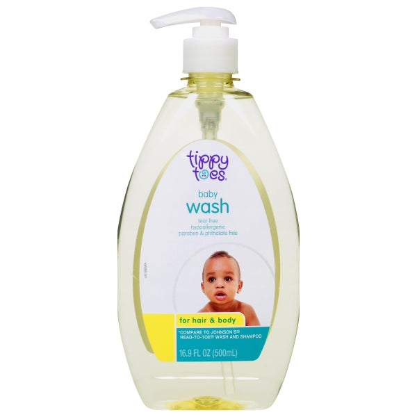 Tippy Toes Baby Wash, Hair & Body, 16.9oz