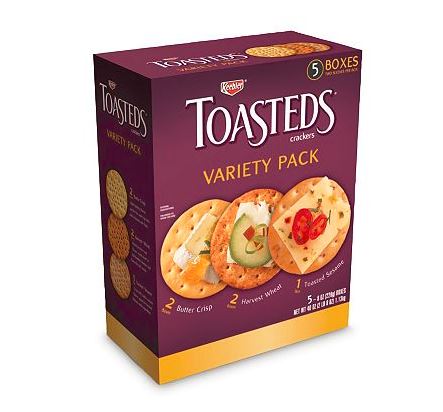 Toasteds Crackers, Buttercrisp, 8 oz