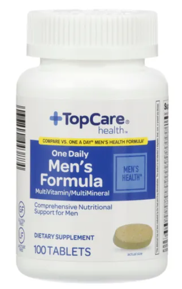 Top Care Mens Multi Vitamins, 100 ct