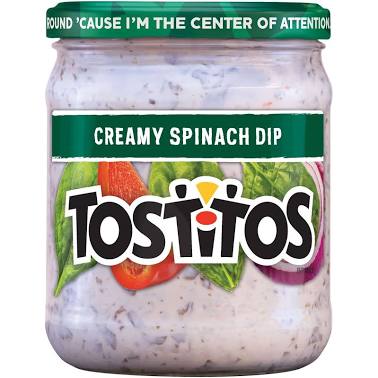 Tostitos Creamy Spinach Dip, 15 oz