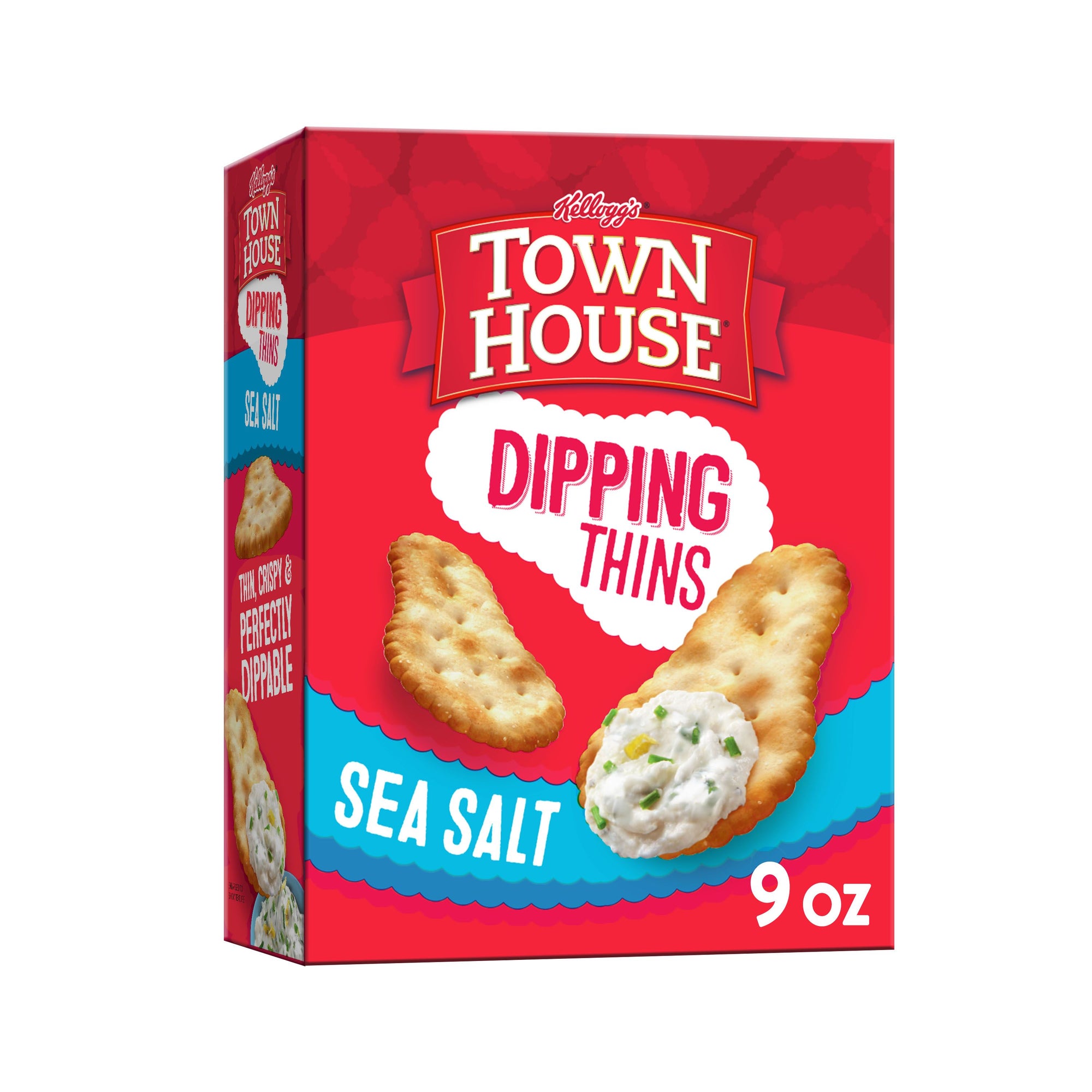 Town House Crackers, Dipping Thins, 9 oz