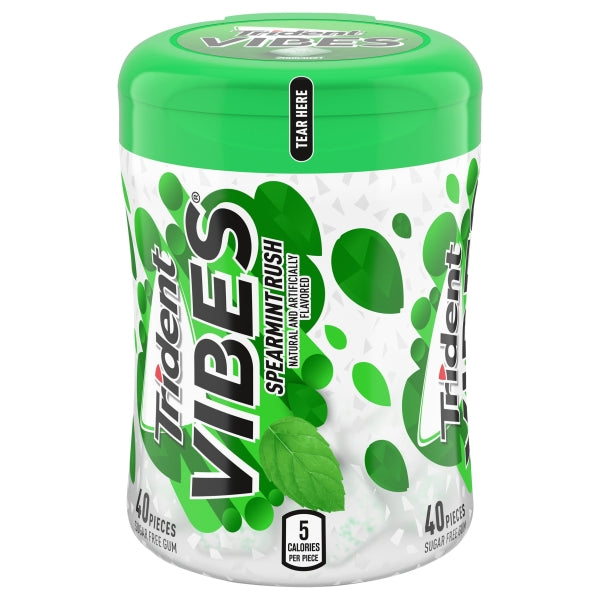 Trident Vibes Spearmint Rush, 40 pieces