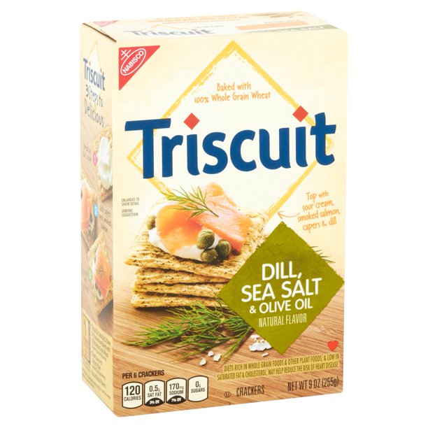 Triscuit Crackers, Dill, Sea Salt, & Olive Oil, 8.5 oz