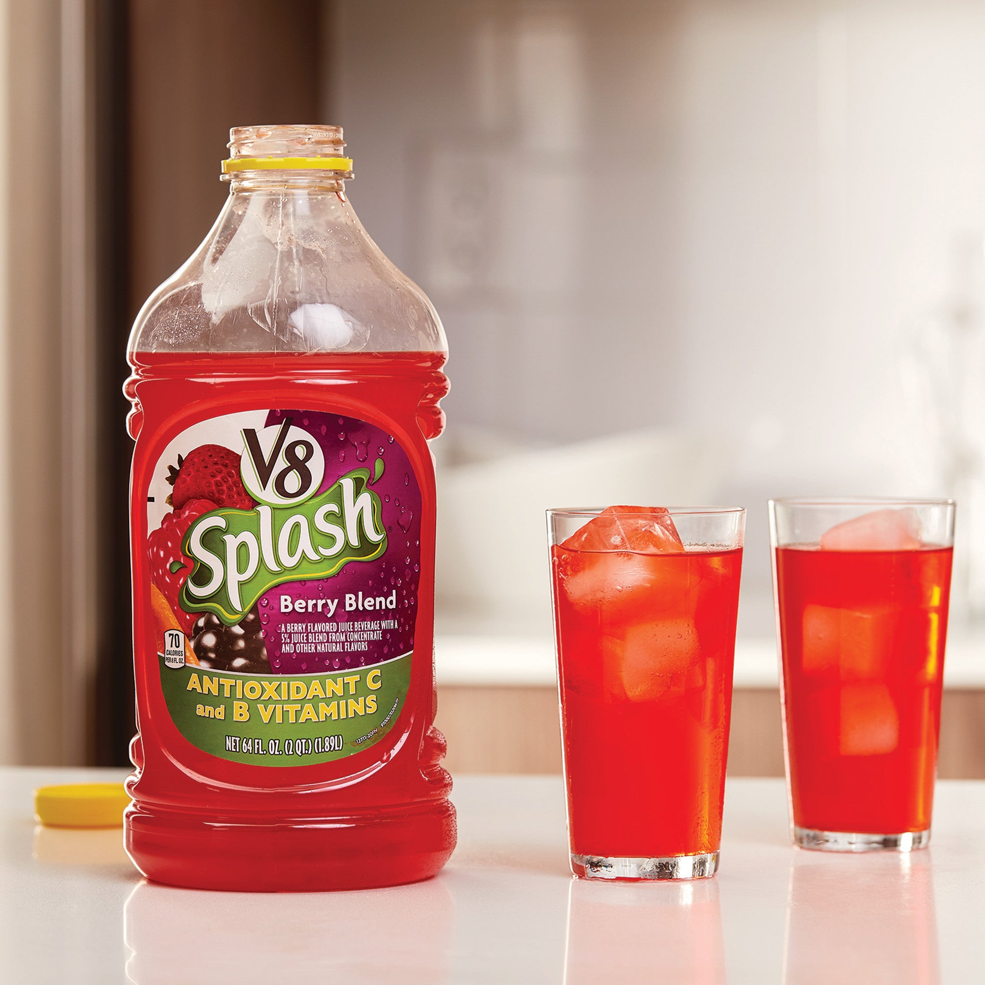 V8 Splash Juice, Berry Blend, 64 oz