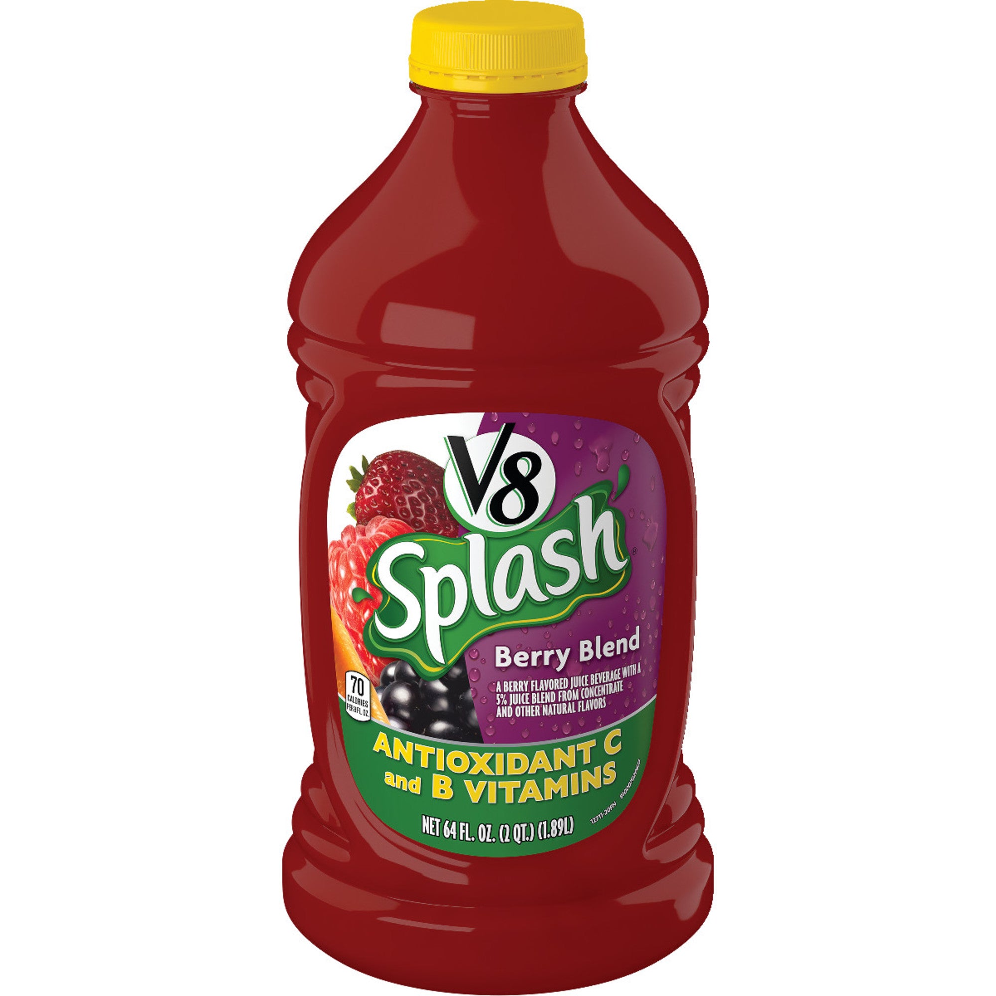 V8 Splash Juice, Berry Blend, 64 oz