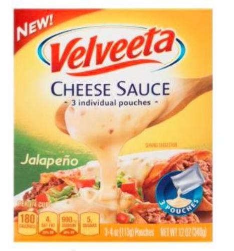 Velveeta Cheese Sauce Packet, Jalapeno, 4 oz