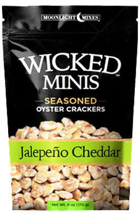 Wicked Minis Snacking Crackers, Jalapeno Cheddar , 6oz