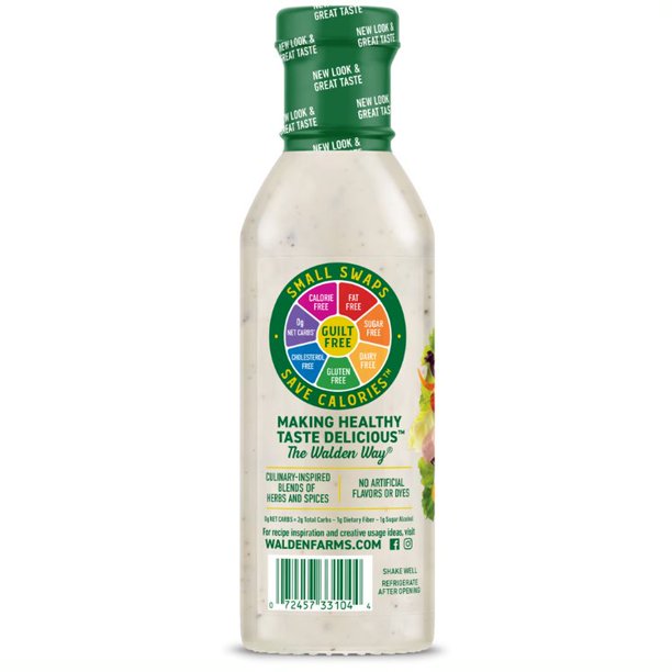 Walden Farms Ranch Dressing, 12 oz