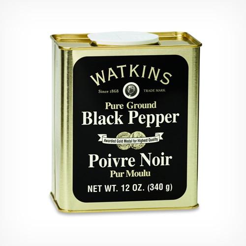 JR Watkins Gourmet Ground Black Pepper, 6 oz