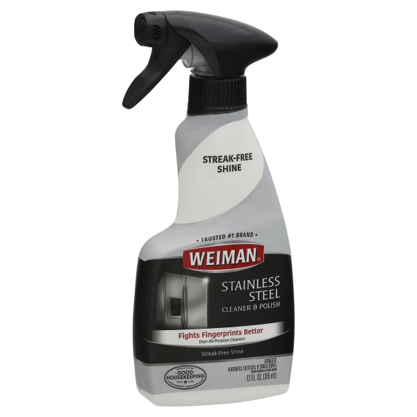 Weiman Stainless Steel Cleaner & Polish, 12 oz