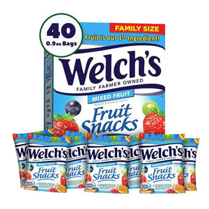 Welchs Mixed Fruit Snack 40ct