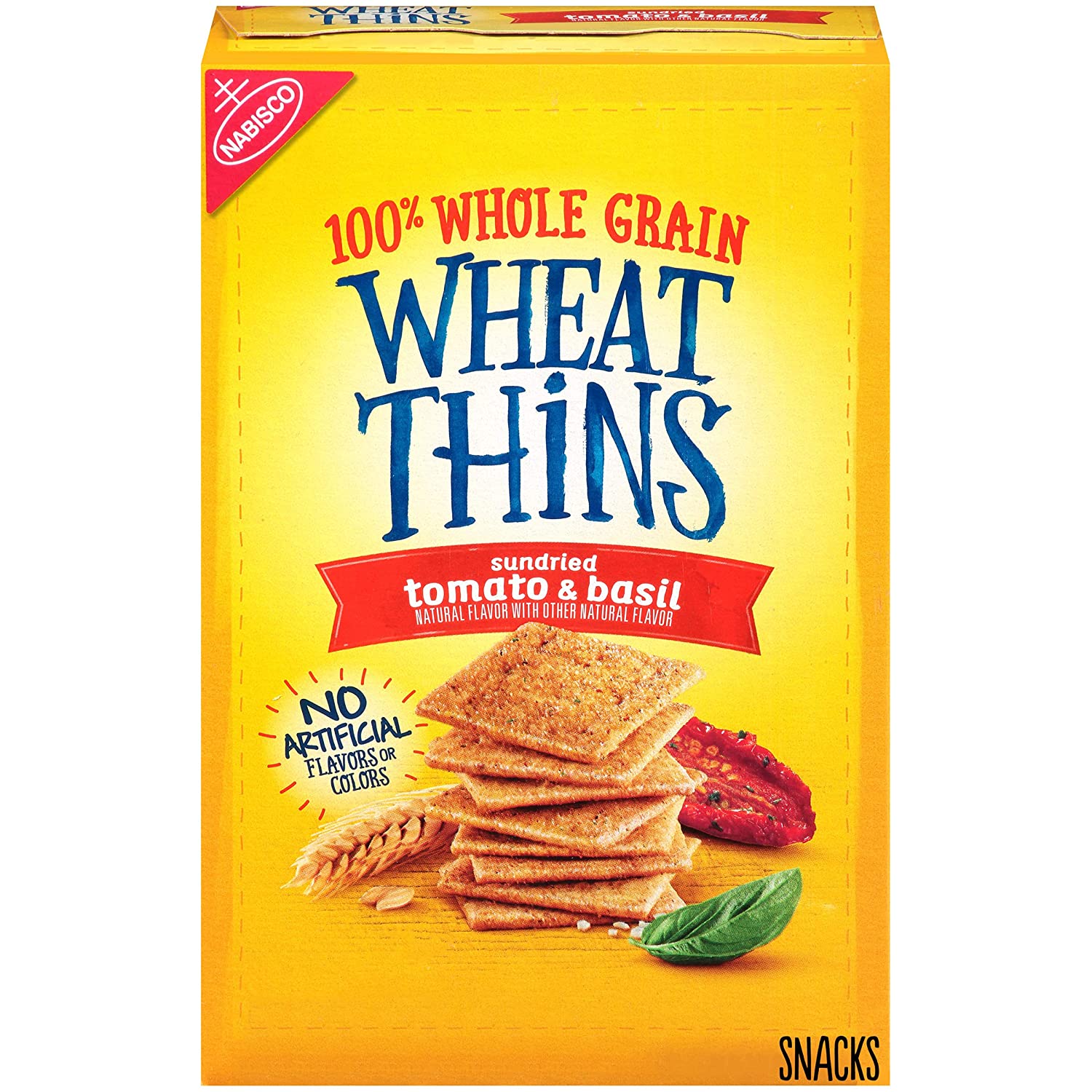 Wheat Thins Crackers, Sundried Tomato & Basil, 8.5 oz