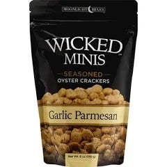 Wicked Minis Snacking Crackers, Garlic Parmesan , 6oz