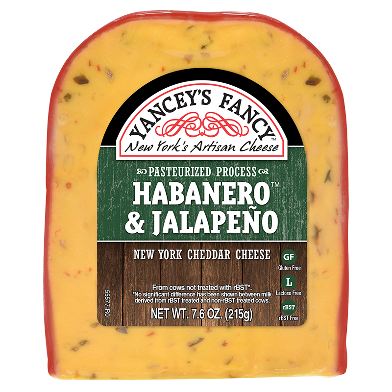 Yancey's Fancy New York Jalapeno Cheese Wedge, 7.6 oz