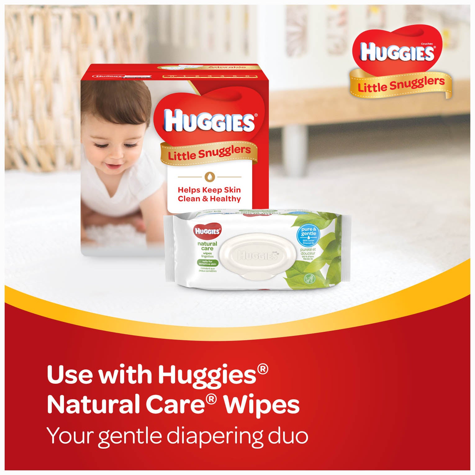 Huggies Diapers, Little Snugglers, Size 1, 168 ct