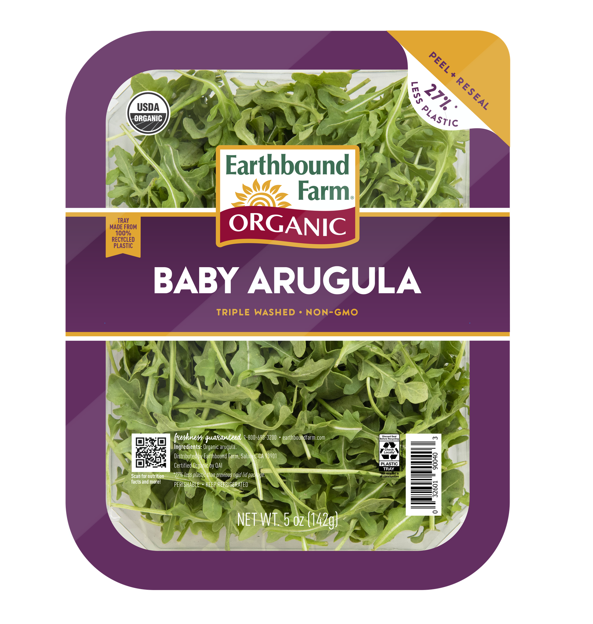 Earthbound Farm Organic Baby Arugula, 5 oz