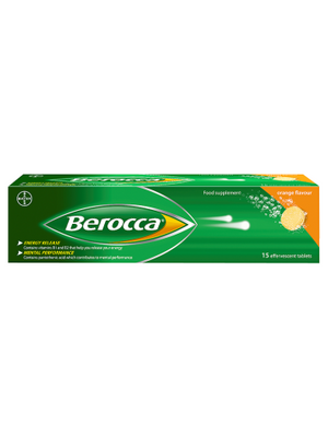 Berocca Supplement, Performance, Orange, 15 Tablets