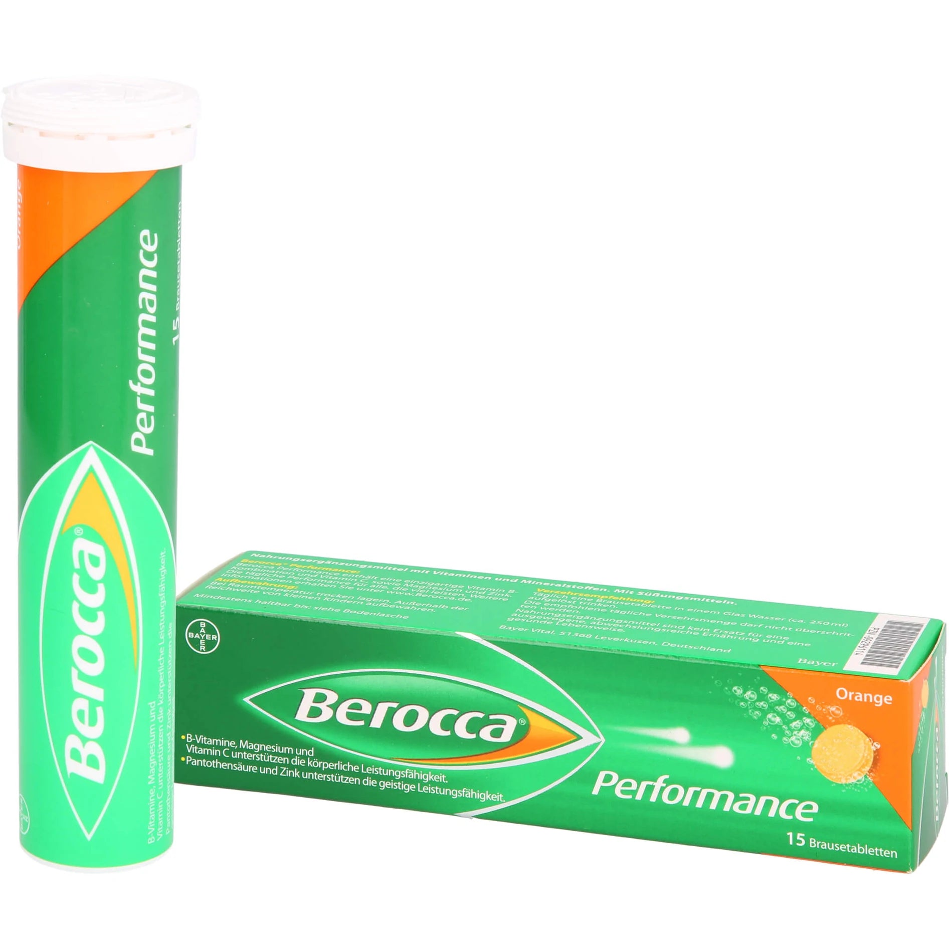 Berocca Supplement, Performance, Orange, 15 Tablets