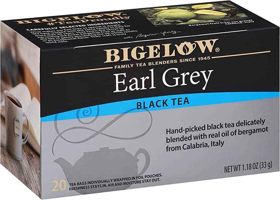 Bigelow Earl Grey Black Tea, 20 ct