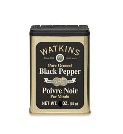 JR Watkins Pure Ground Black Pepper, 4 oz