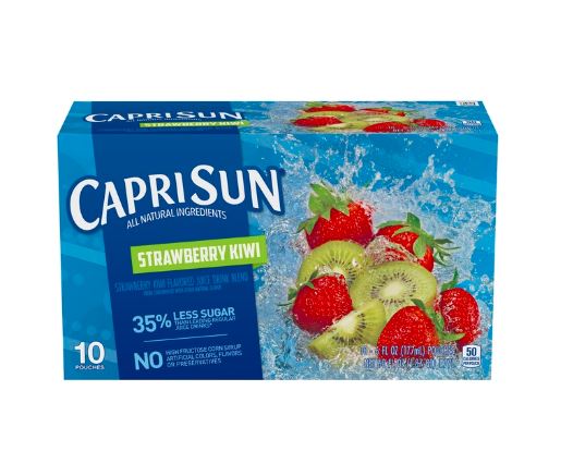 Caprisun Juice Drinks, Strawberry Kiwi, 6 oz, 10 ct