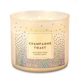 Bath & Body Works 3-Wick Candle, Champagne Toast, 14.5 oz