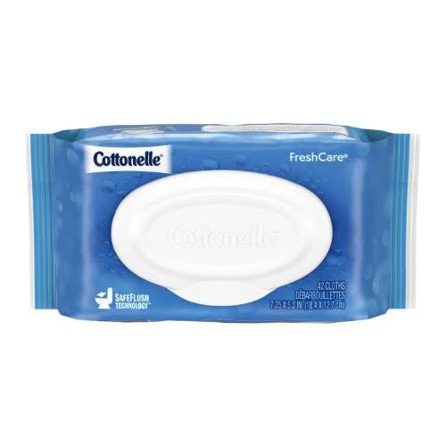 Cottonelle Flushable Wipes, 42 ct