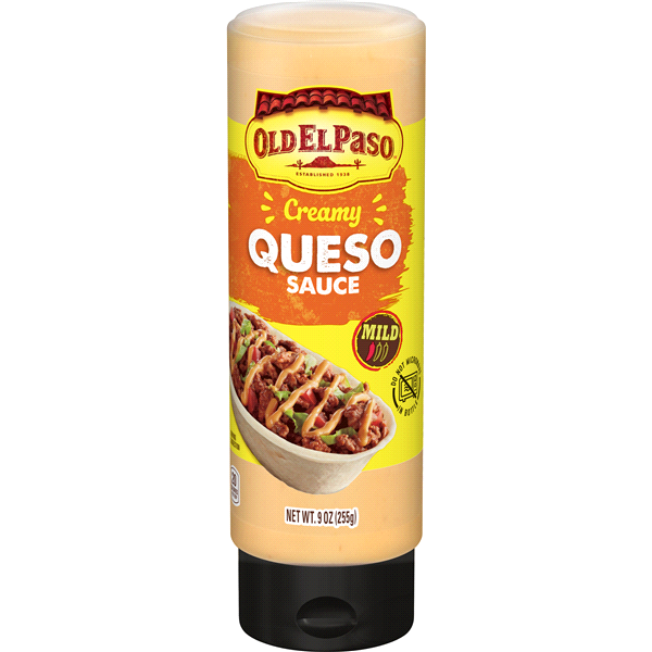 Old El Paso Creamy Queso Sauce, Mild, 9 oz