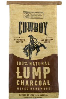 Cowboy Brand 100% All Natural Hardwood Lump Charcoal, 20 lb