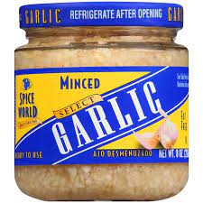 Spice World Minced Garlic, 8 oz