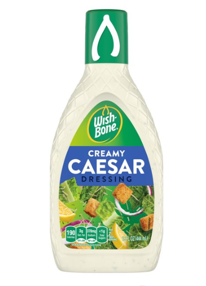 Wish-Bone Dressing, Creamy Caesar, 15 oz