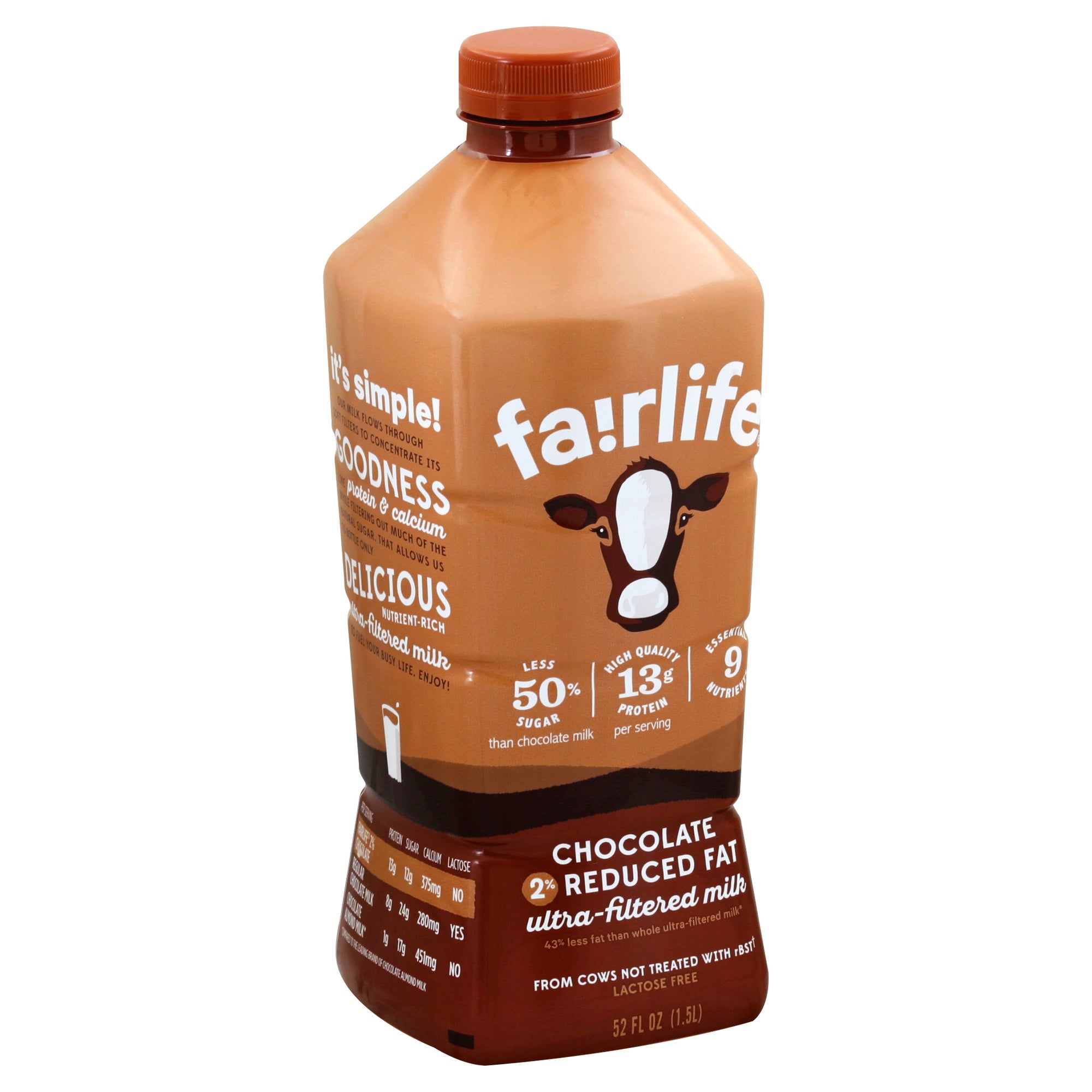 Fairlife 2% Chocolate Milk, 52 oz