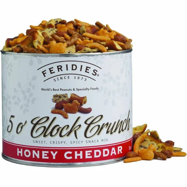 Feridies 5'O'Clock Crunch Honey Cheddar Snack Mix, 6 oz