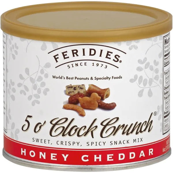 Feridies 5'O'Clock Crunch Honey Cheddar Snack Mix, 6 oz