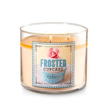 Bath & Body Works 3-Wick Candle, Frosted Cupcake, 14.5 oz